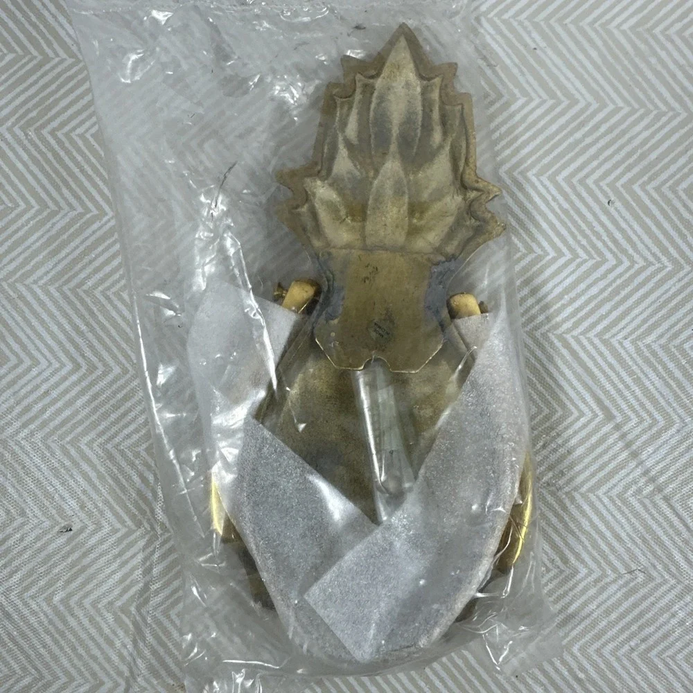 NEW Solid Brass Pineapple Door Knocker‎ Welcome Handle Vintage AVON  6 1/2